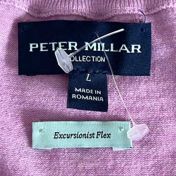 Peter Millar Excursionist Flex Merino Wool 1/4 Zip Sweater - NWOT - Size Large - Picture 4 of 5